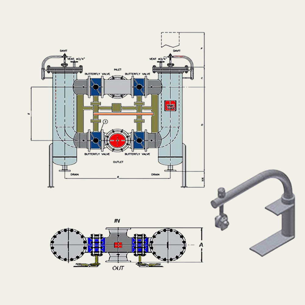 Duplex Basket Filters FBDF